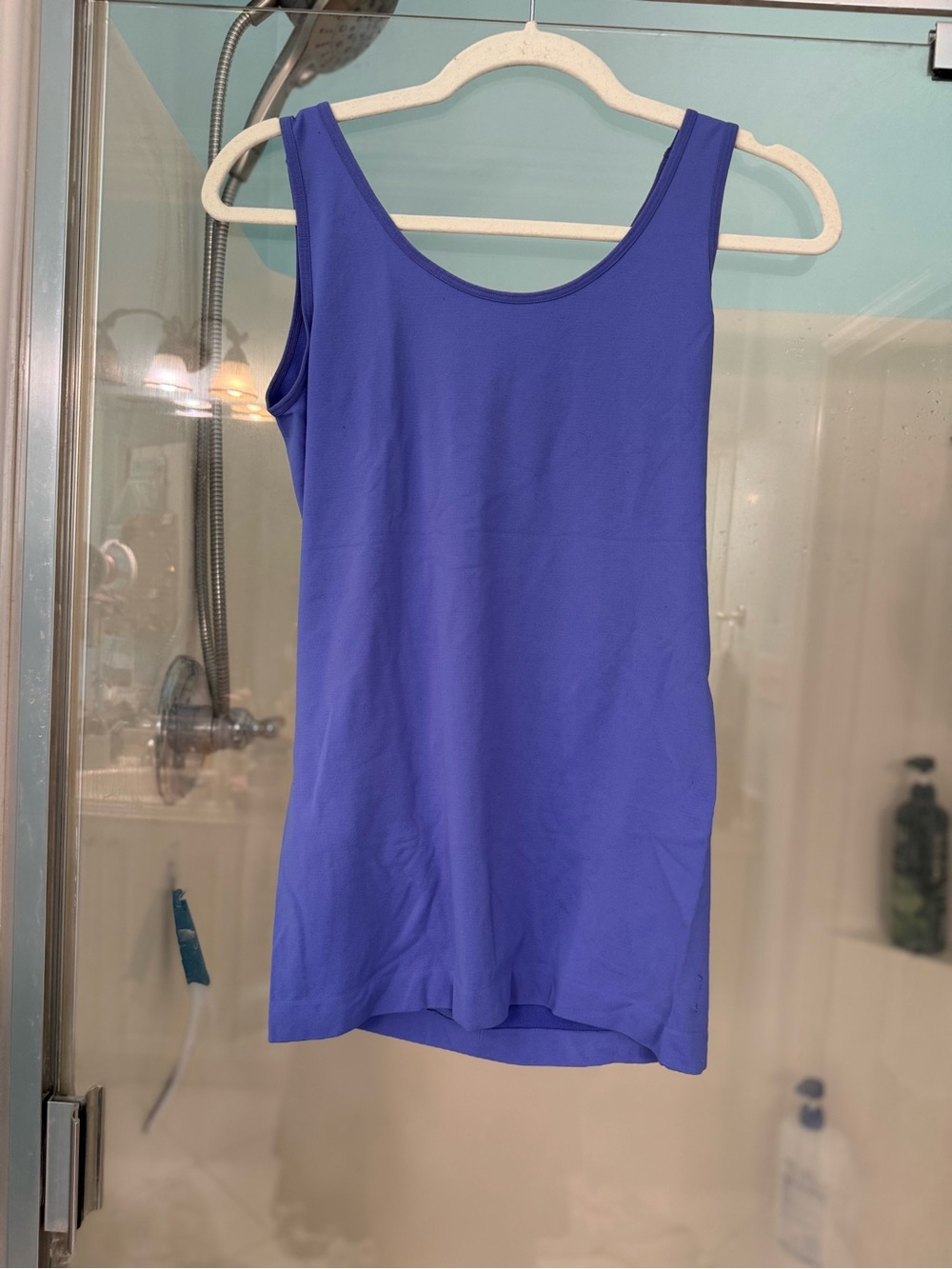 NWOT-  Periwinkle Reversible V/U neckline Shapewear Tank Top